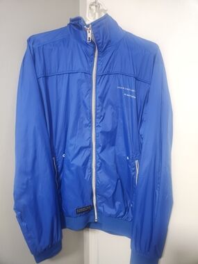 Jack & Jones Blue Lightweight Zip-Front Jacket
